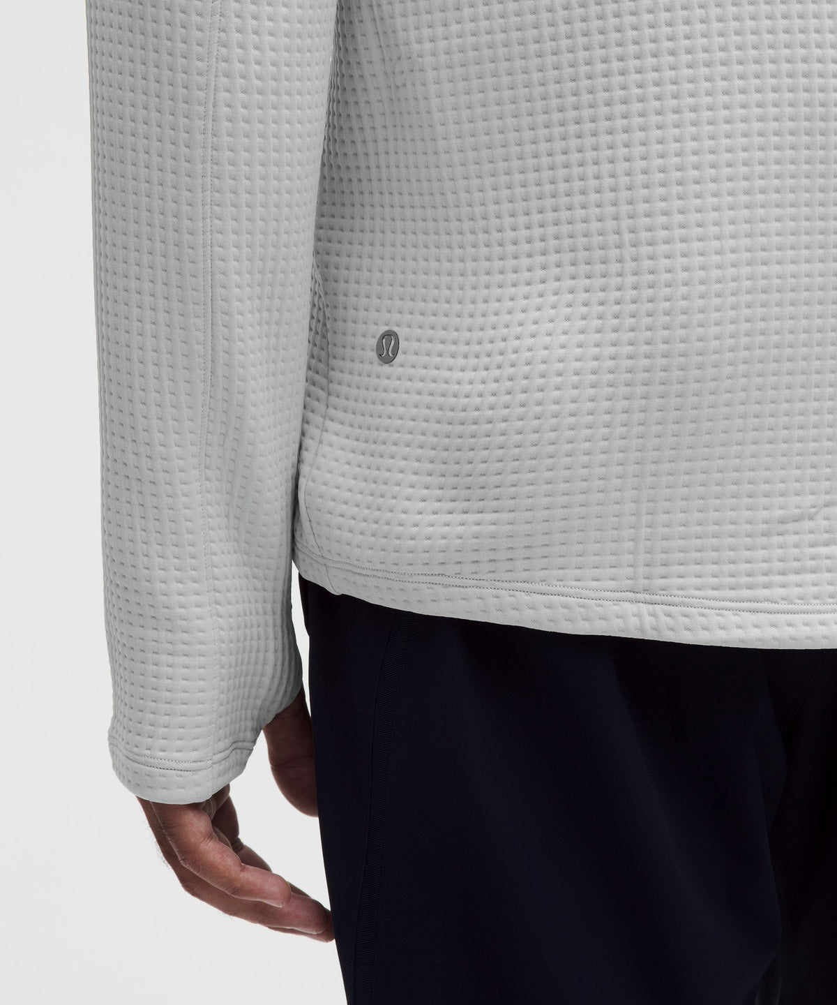Waffle-Knit Half Zip