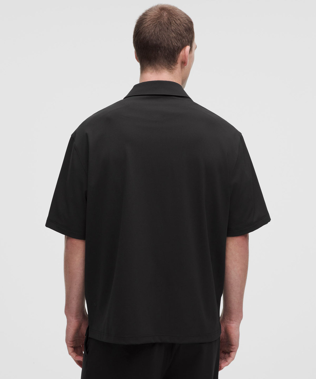 Daydrift Oversized Zip-Neck Polo Shirt