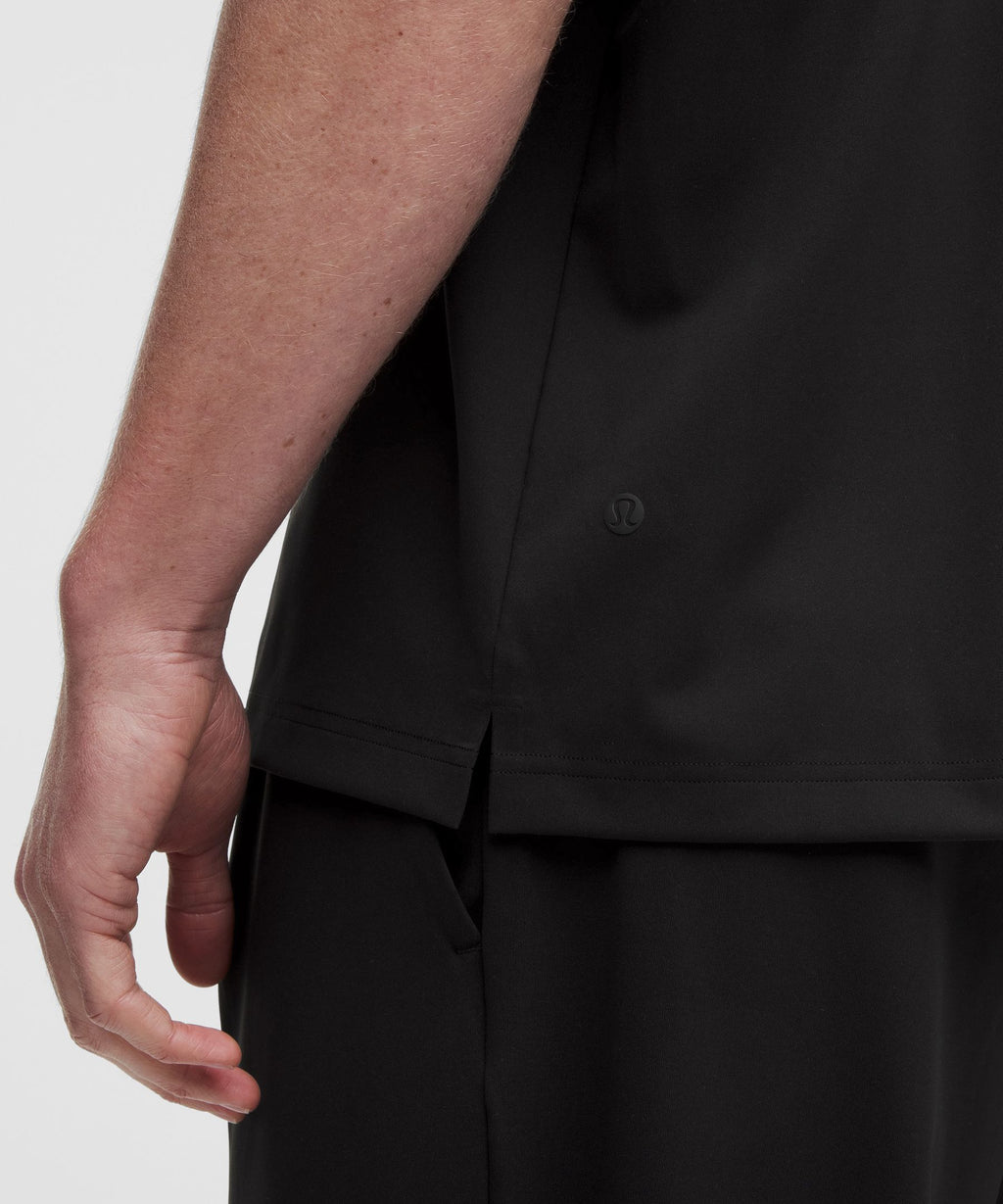 Daydrift Oversized Zip-Neck Polo Shirt