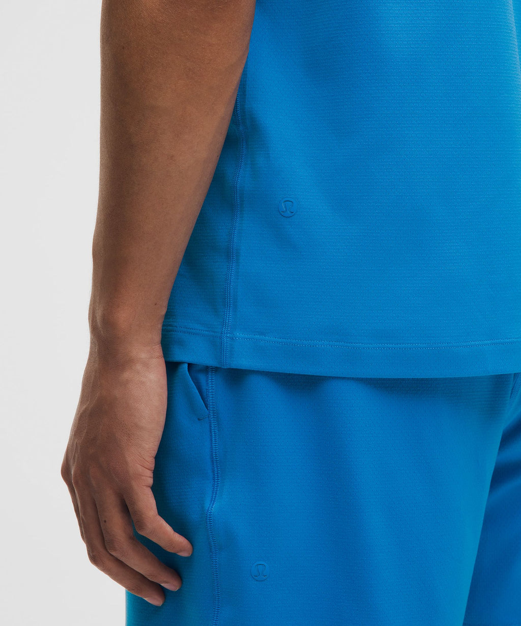 Mesh Soft Jersey Short-Sleeve Shirt