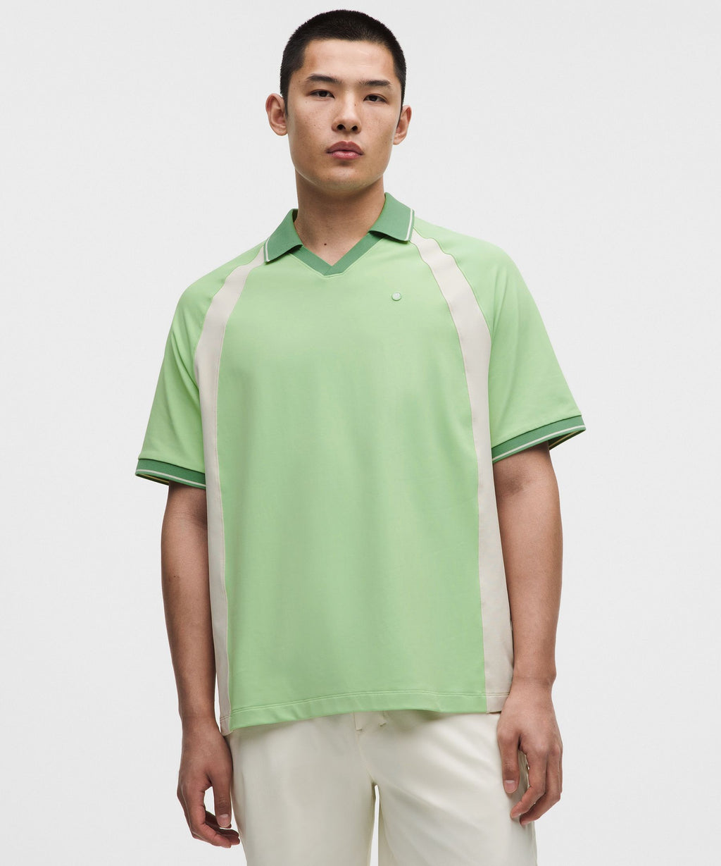 UV-Protective Relaxed-Fit Golf Polo Shirt