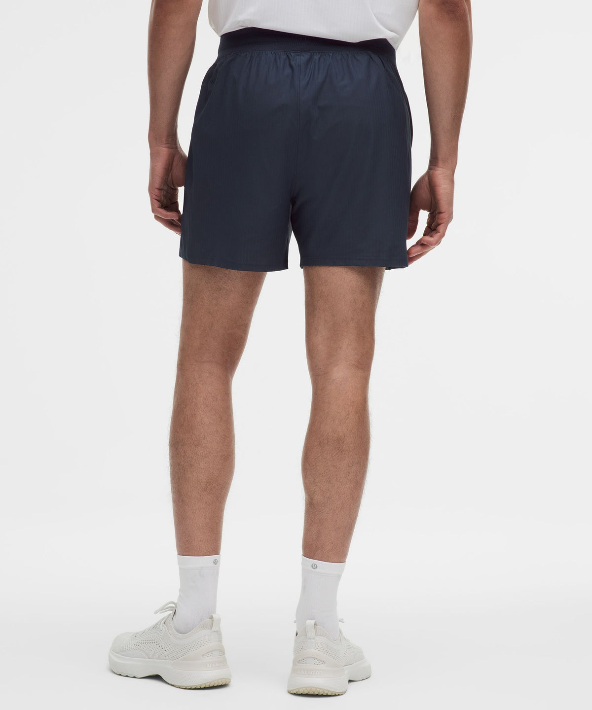 Striped Mesh Tennis Short 5"