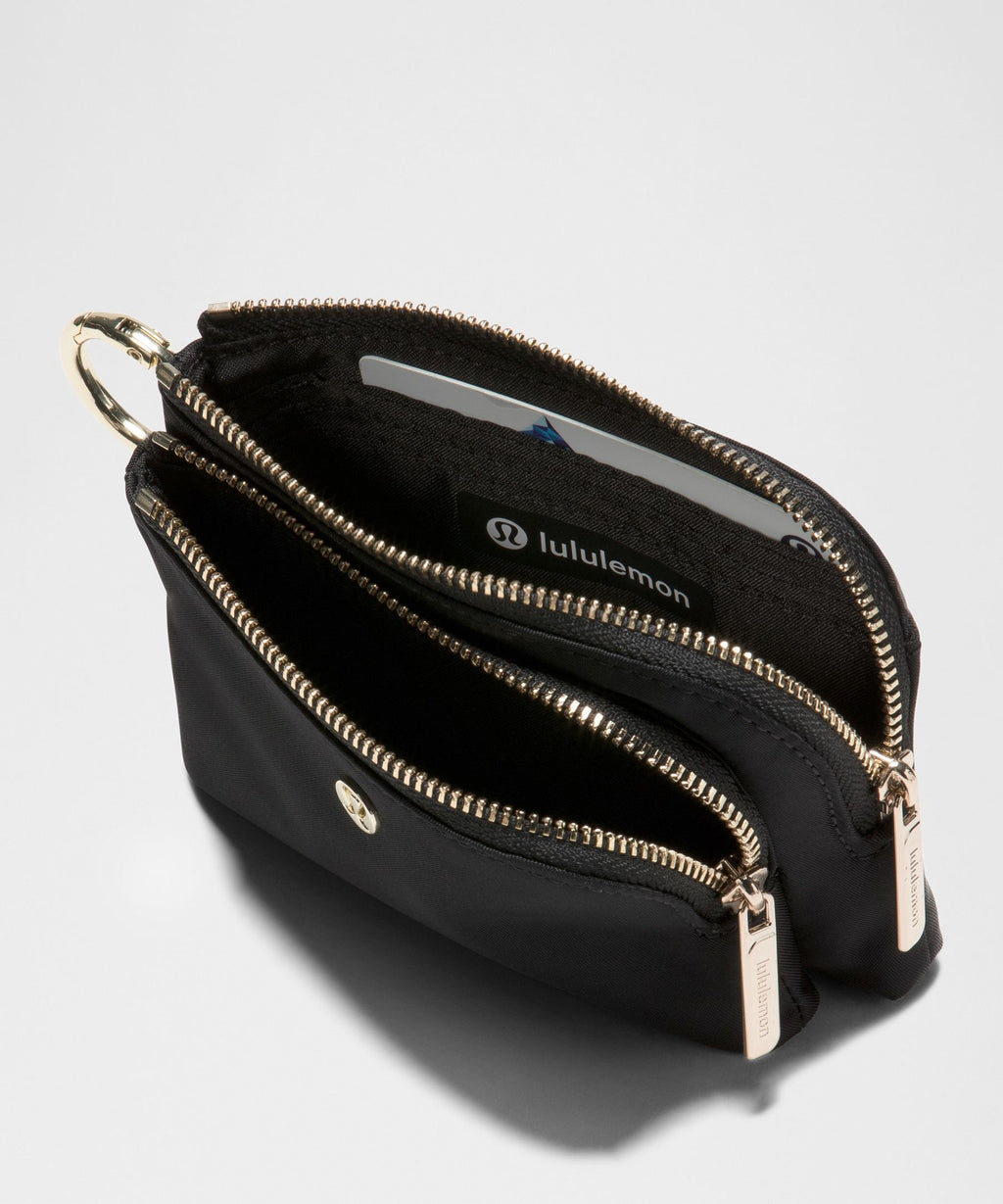 Double Zip Clippable Card Pouch