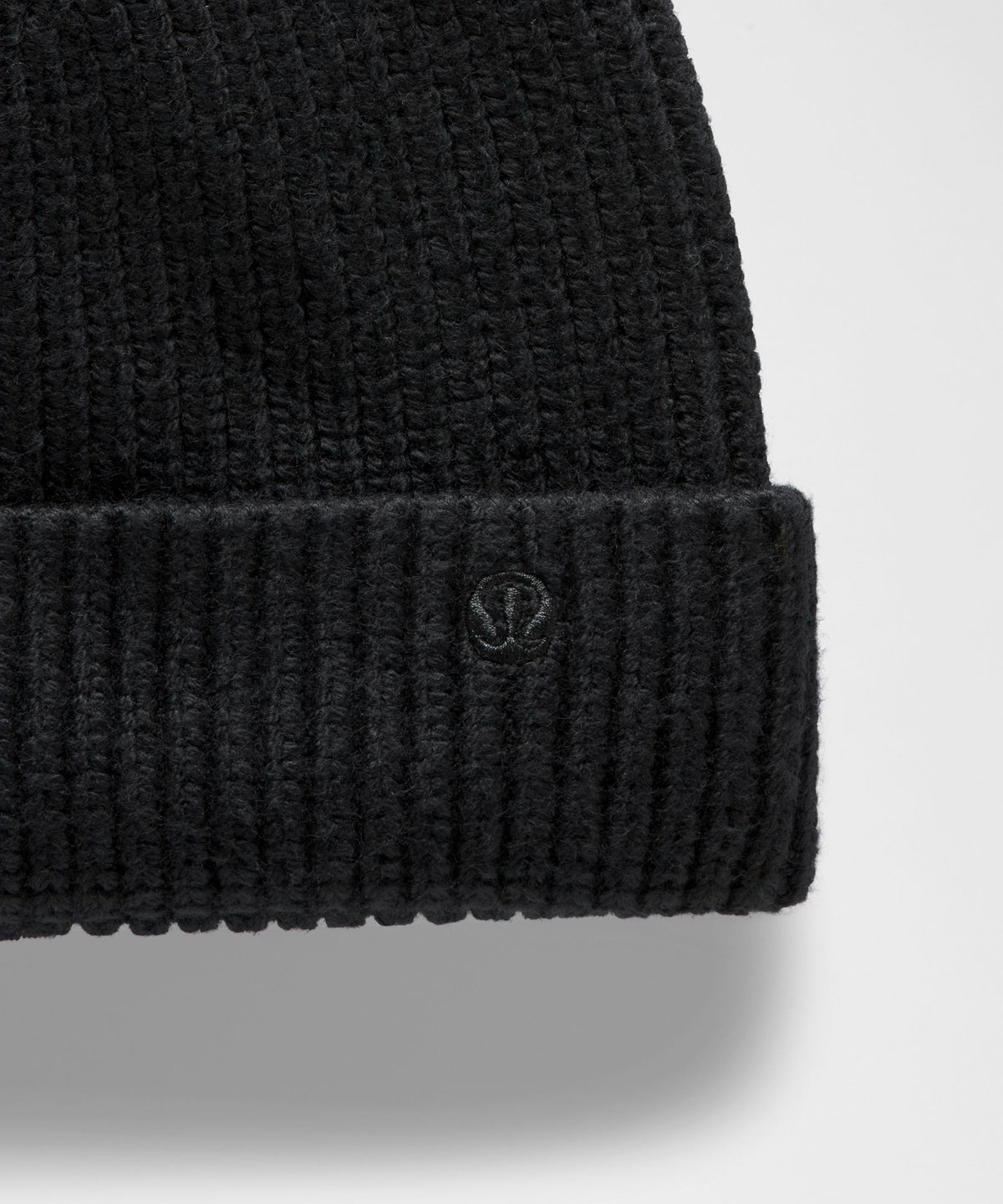 Close-Fit Wool-Blend Ribbed Knit BeanieEmbroidered Logo