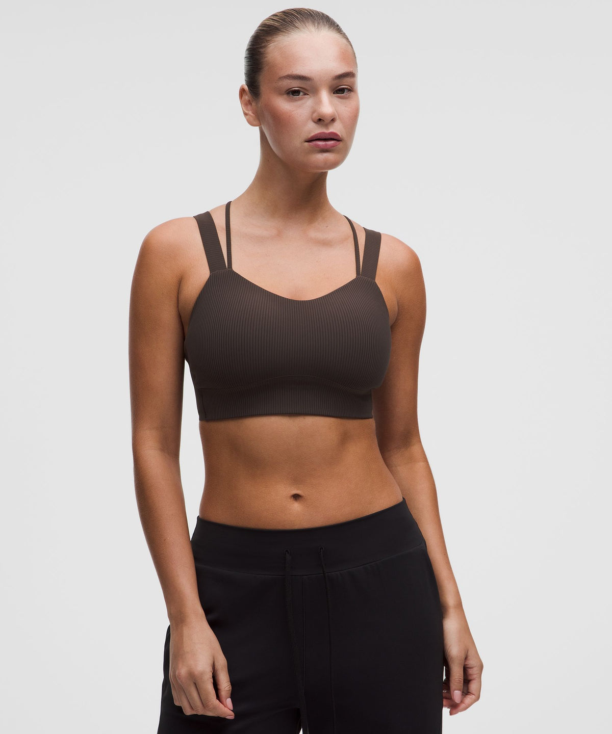 Like a Cloud Ribbed Longline BraLight Support, D/DD Cup