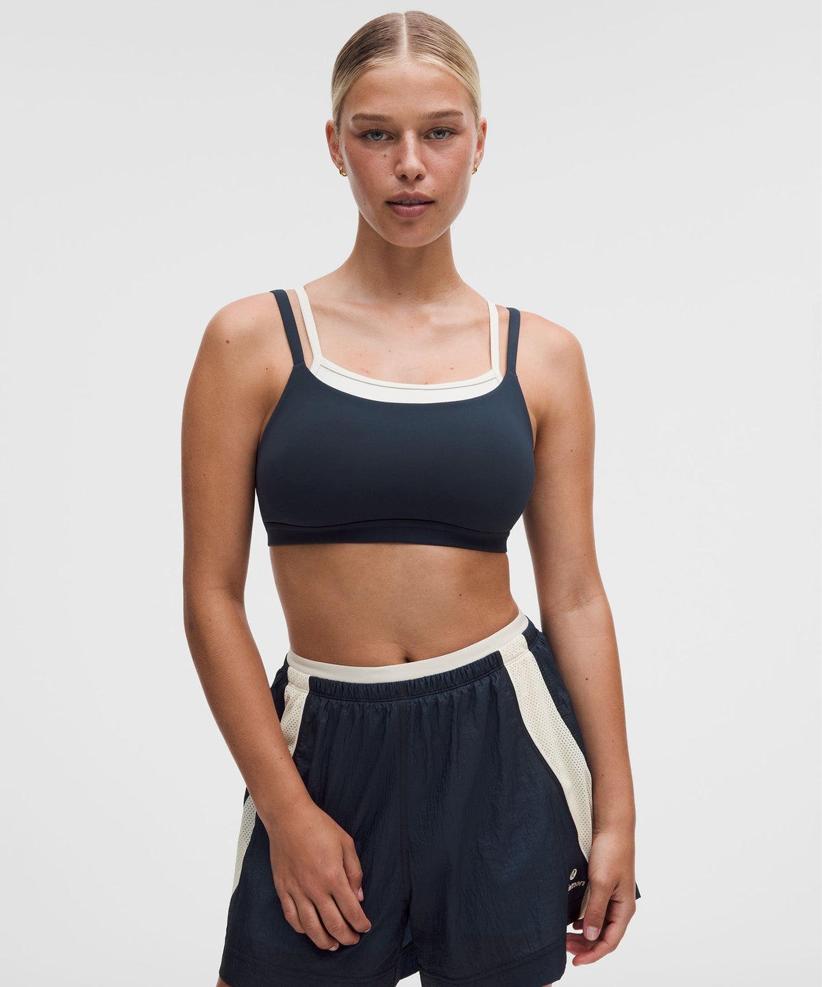 Layered Cami-Strap BraLight Support, C/D Cup