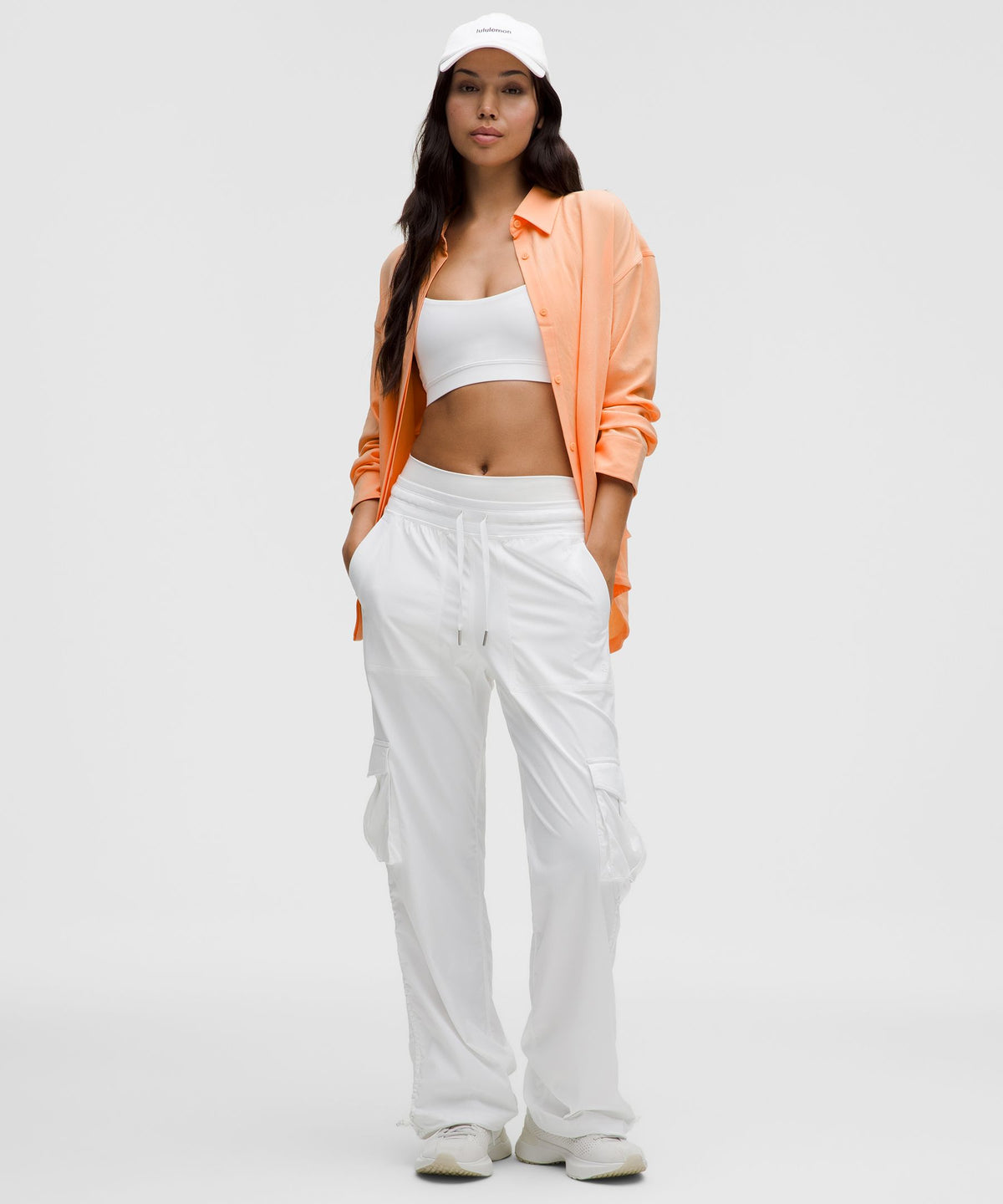 Long Button-Front Shirt