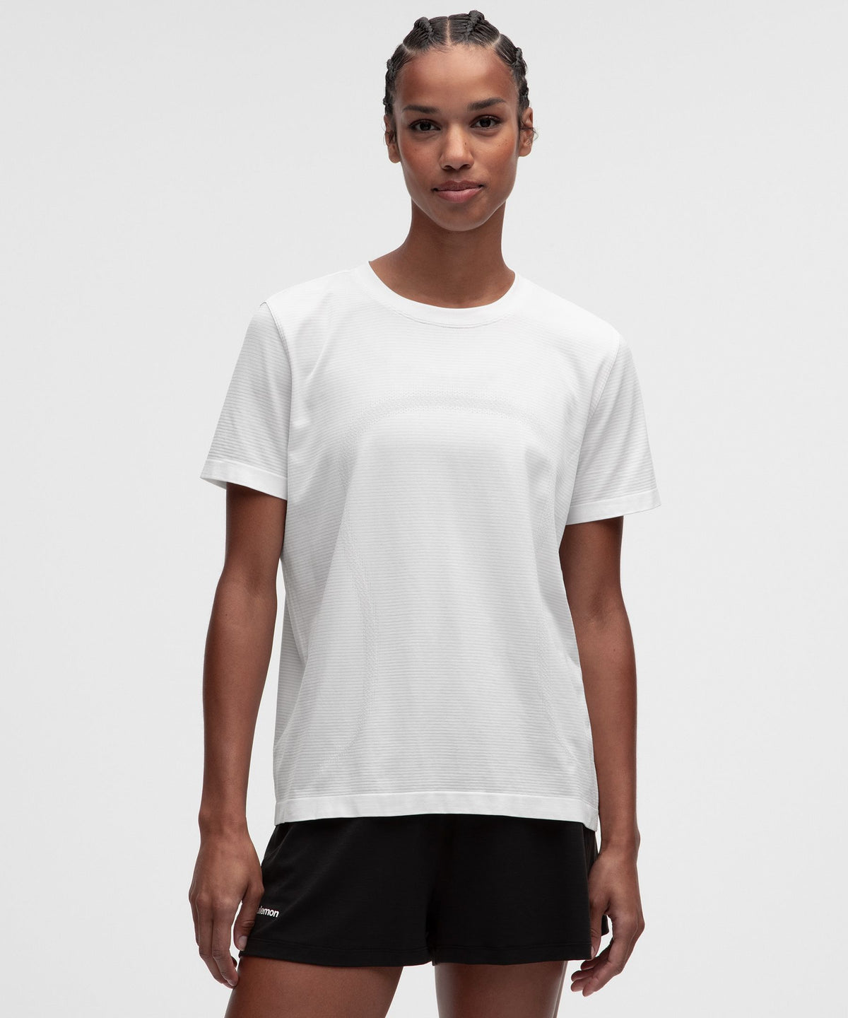 Swiftly Relaxed Short-Sleeve ShirtHip Length