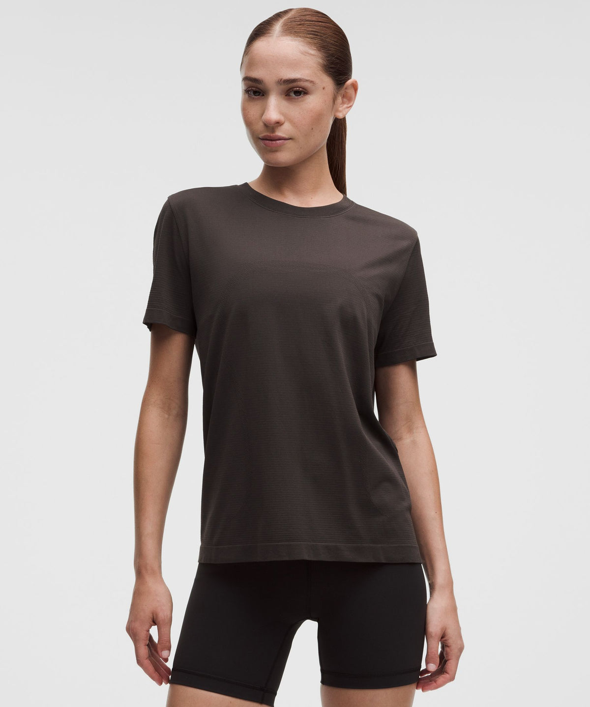 Swiftly Relaxed Short-Sleeve ShirtHip Length