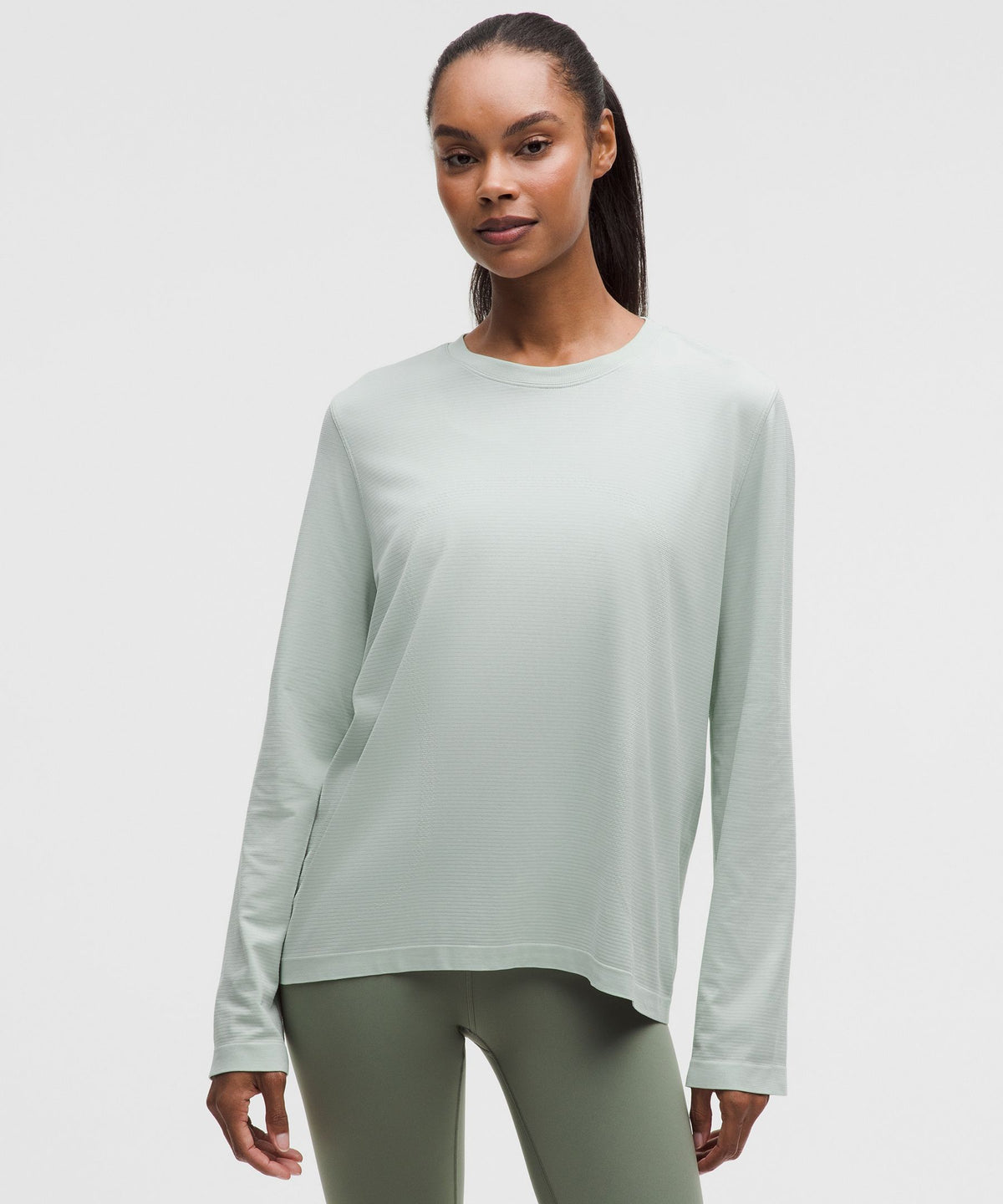 Swiftly Relaxed Long-Sleeve ShirtHip Length