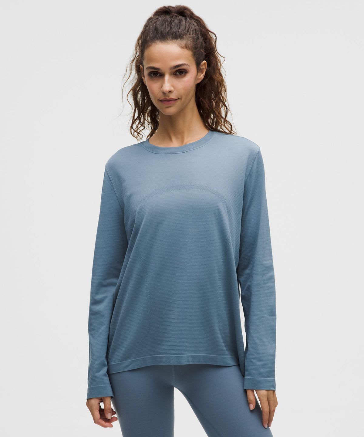 Swiftly Relaxed Long-Sleeve ShirtHip Length