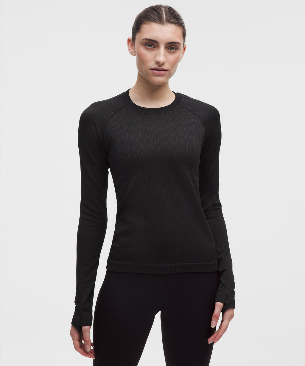 Rest Less Variegated Ribbed Pullover