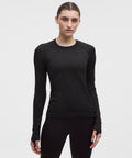 Rest Less Variegated Ribbed Pullover