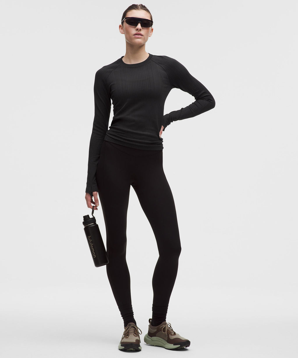Rest Less Variegated Ribbed Pullover