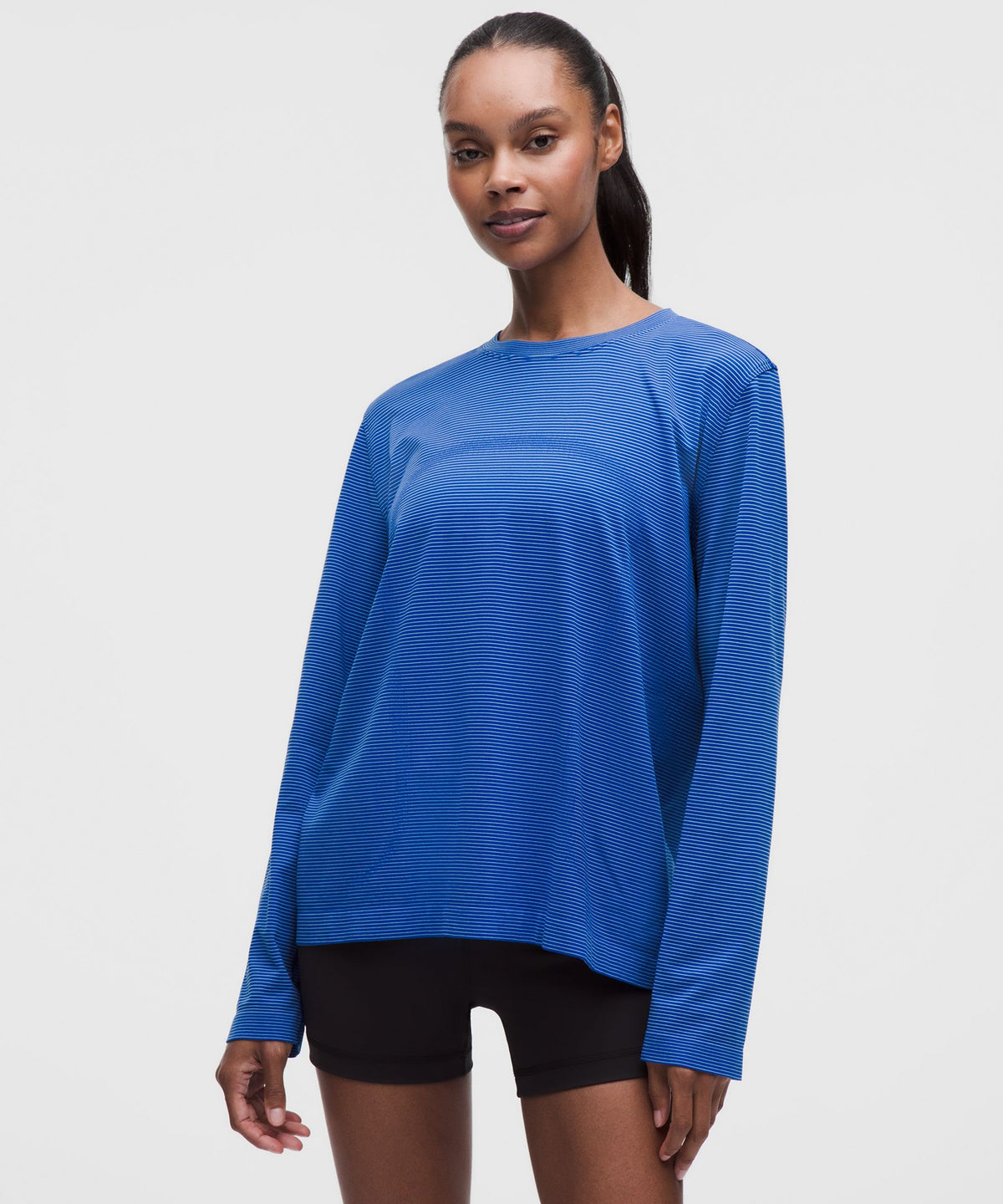 Swiftly Relaxed Long-Sleeve ShirtHip Length