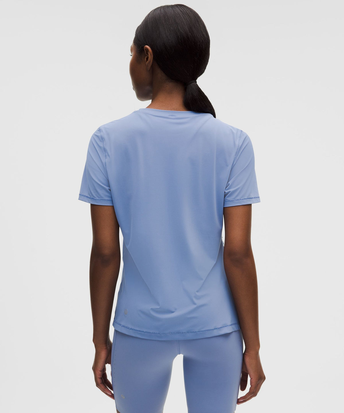 Side-Ruched Running Short-Sleeve Shirt