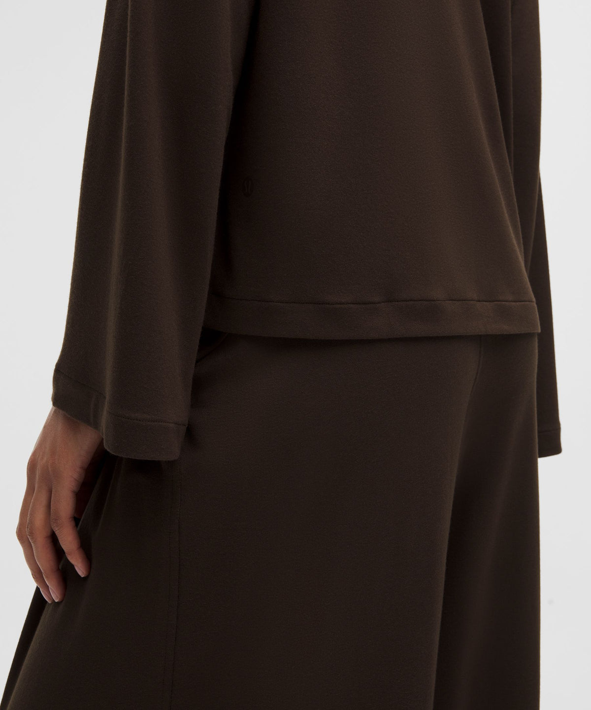 BeCalm V-Neck Bell Sleeve Shirt