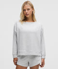 BeCalm Oversized Boatneck Long-Sleeve Shirt