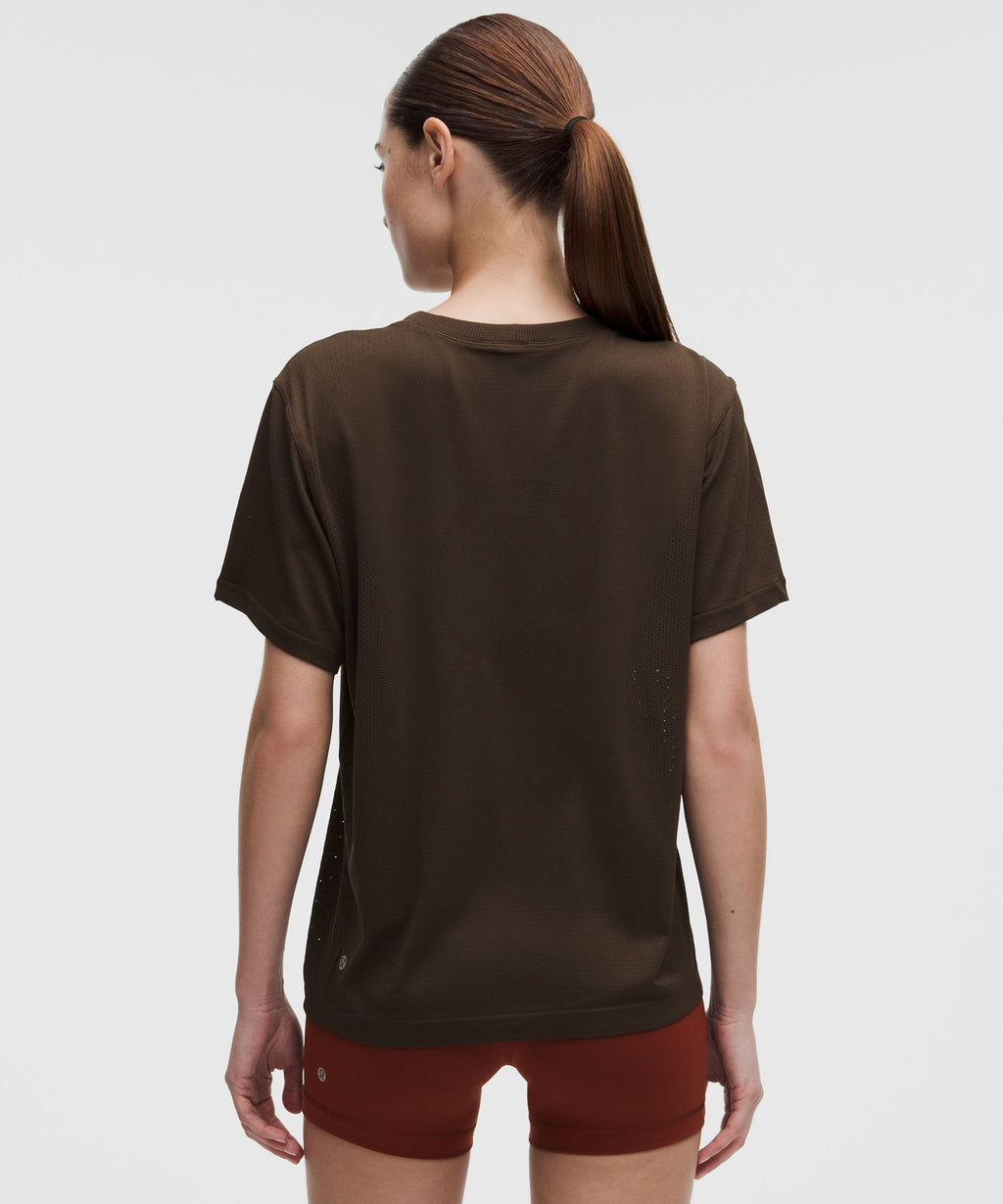 Swiftly Relaxed Short-Sleeve Shirt Hip LengthLogo