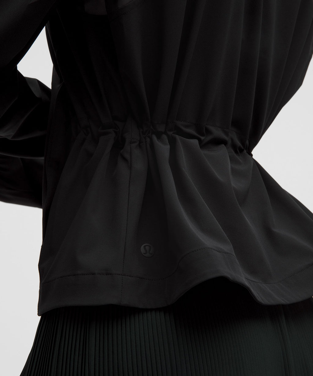 Mesh-Ventilated Tennis Jacket