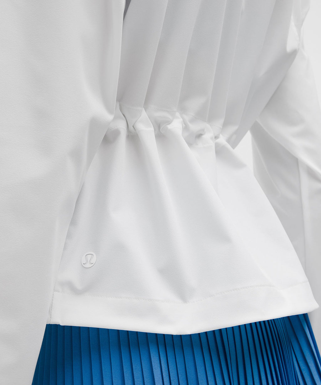 Mesh-Ventilated Tennis Jacket