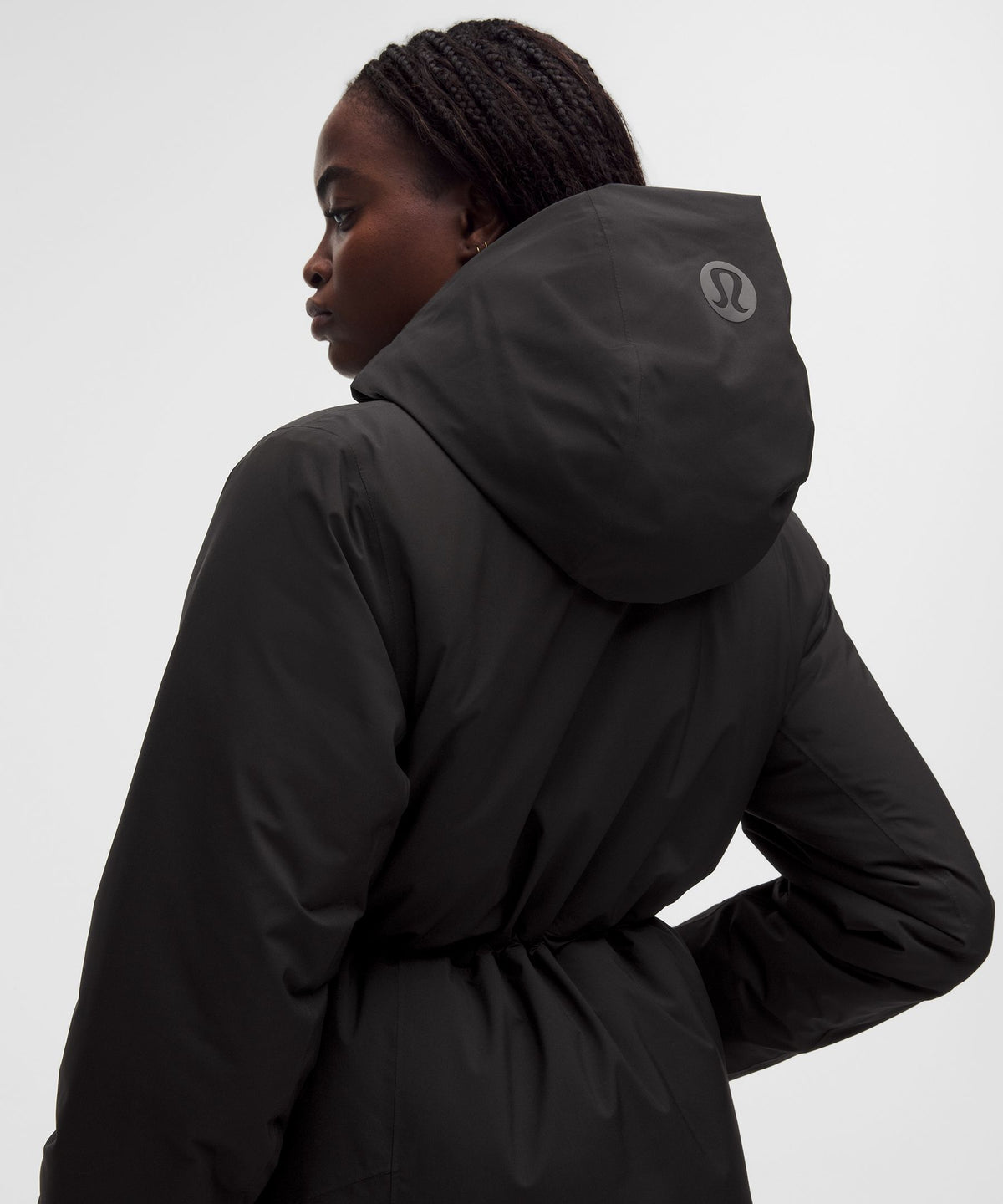 Waterproof Insulated Cinch-Waist Parka