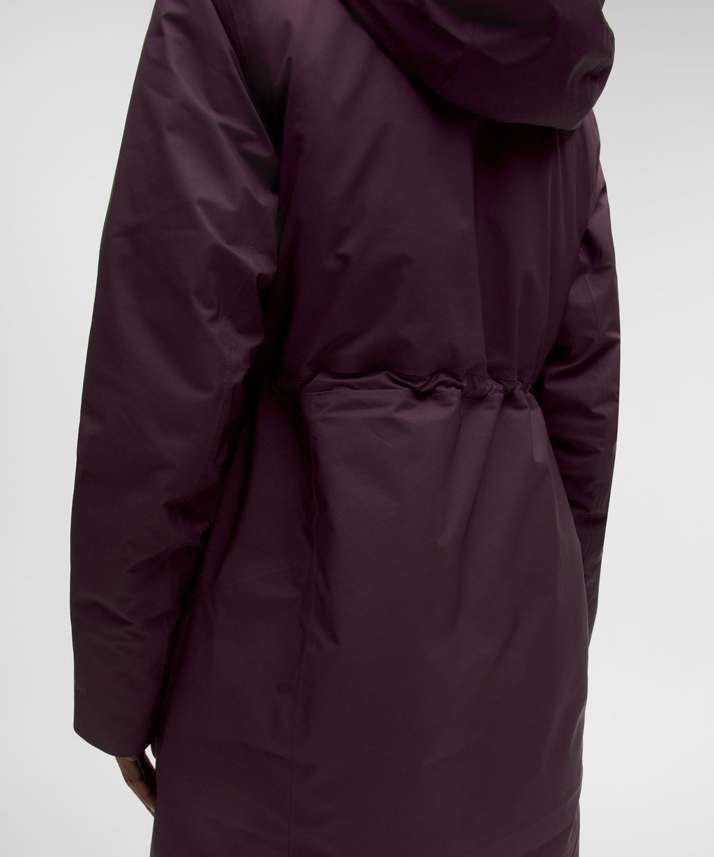 Waterproof Insulated Cinch-Waist Parka