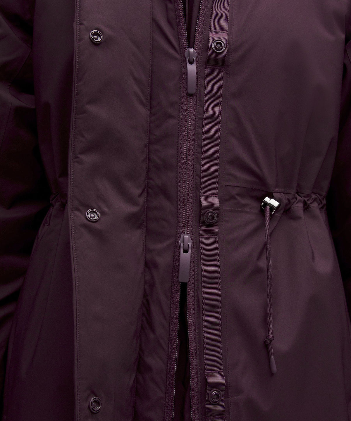 Waterproof Insulated Cinch-Waist Parka