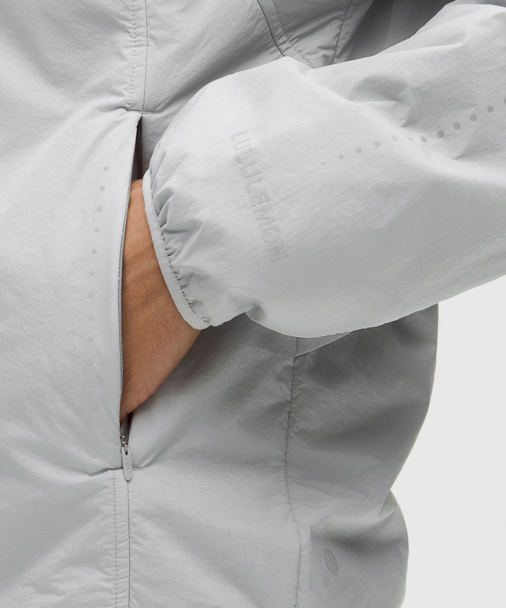Insulated Back-Vent Running Jacket