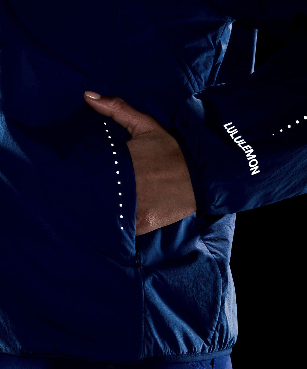 Insulated Back-Vent Running Jacket