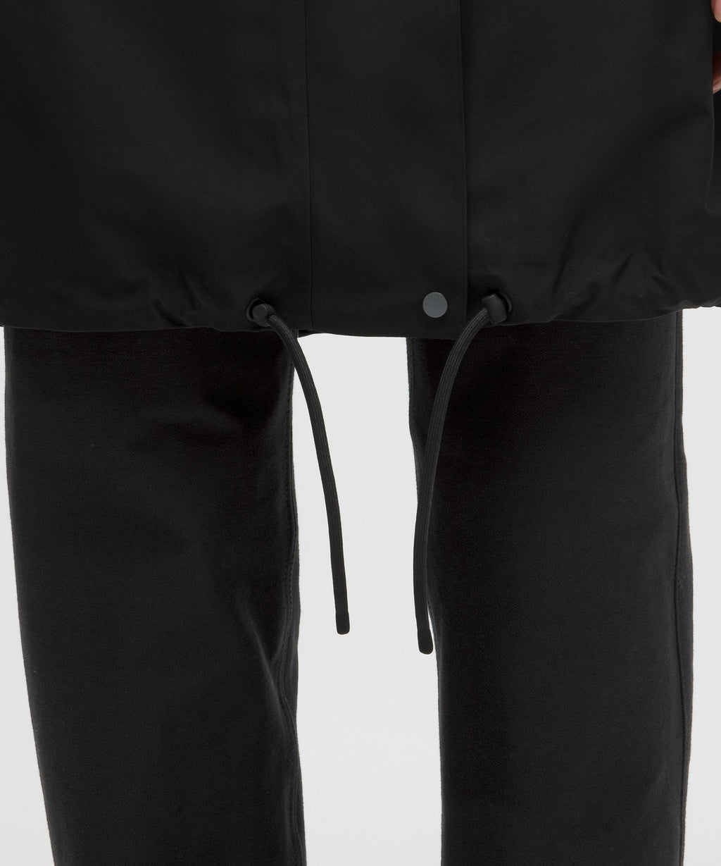 Oversized Cocoon Rain Coat