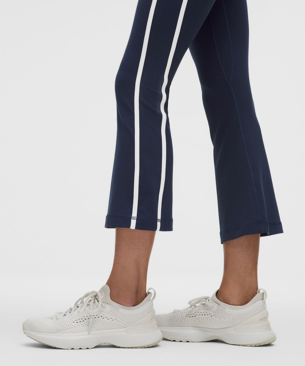 Nulu Sporty Trim Mid-Rise Flared Pant
