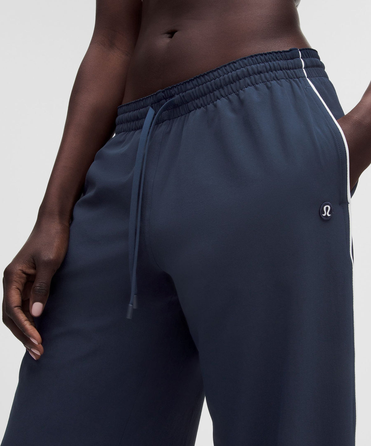 Court Rival Wide-Leg Track Pant RegularStitched Logo