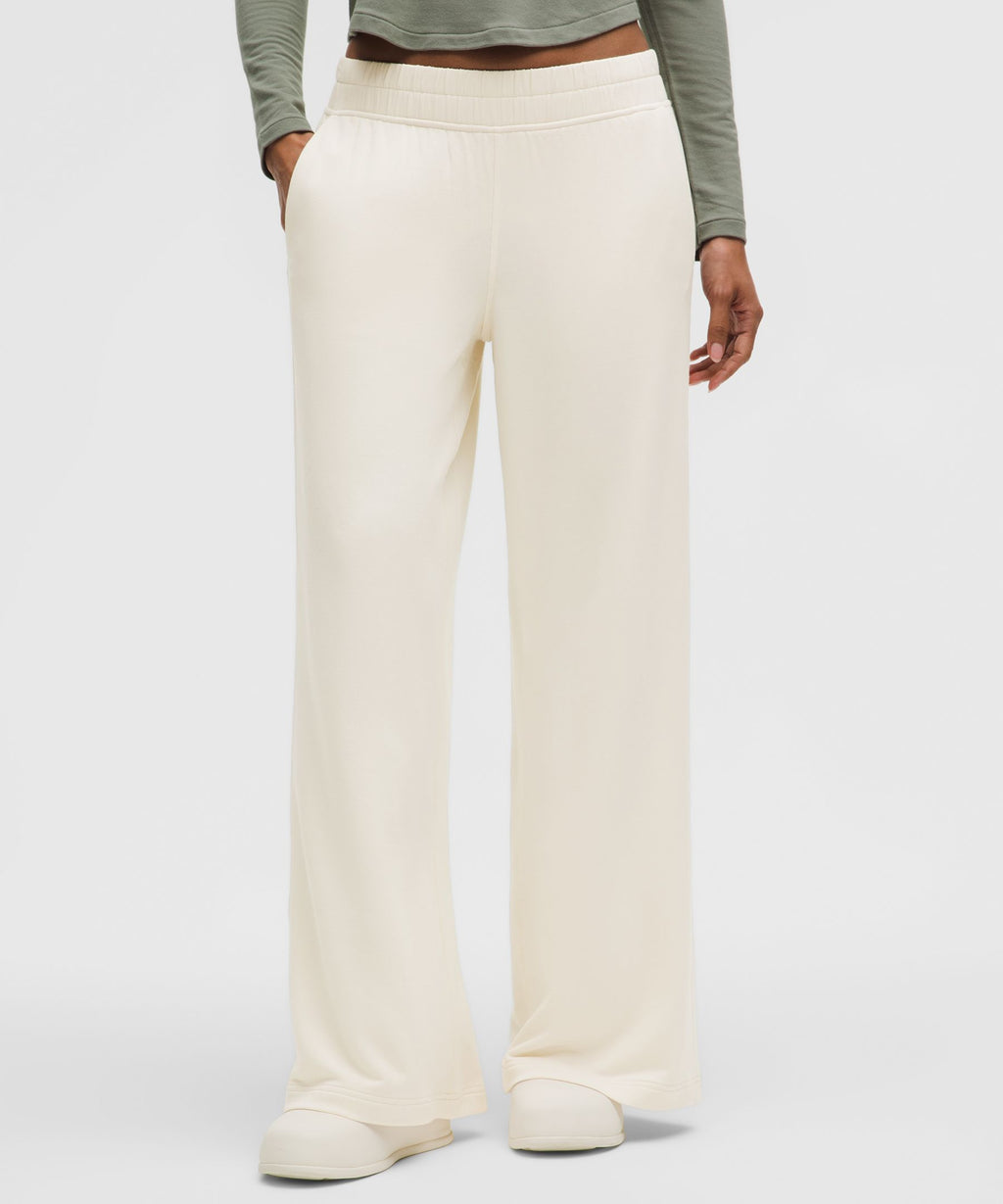 BeCalm Mid-Rise Wide-Leg Pant