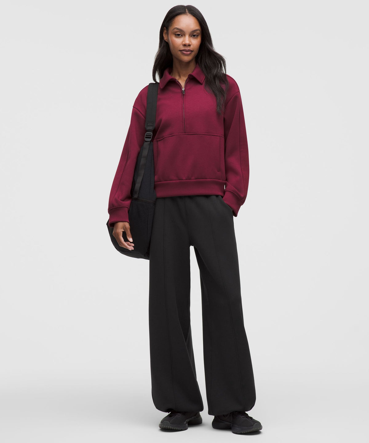 Smooth Spacer High-Rise Wide-Leg PantRegular
