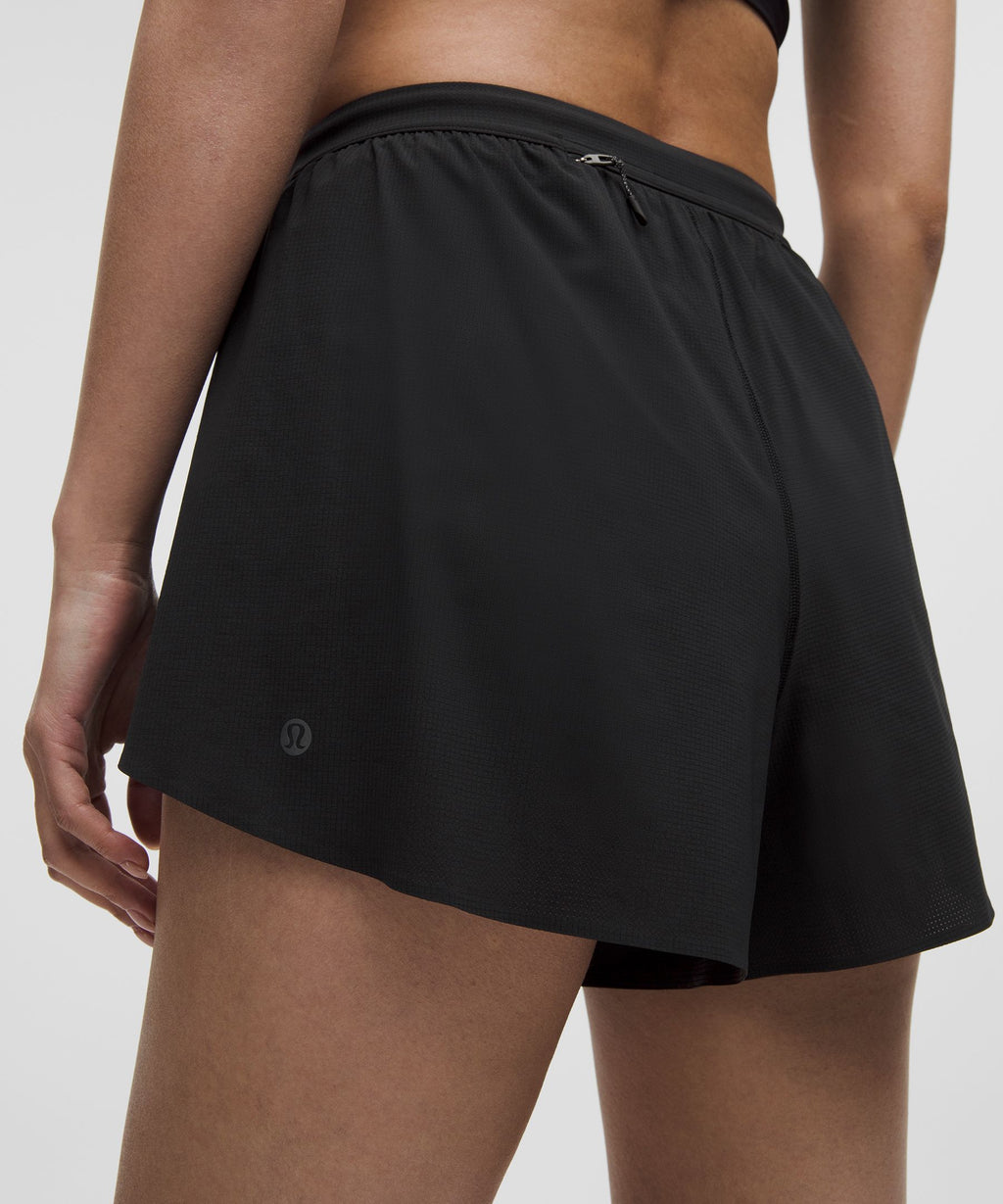 Mile Maker Run Crew Graphic Woven High-Rise Short 3"